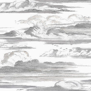Anna French Wallpaper Cielo Black and White AT57872