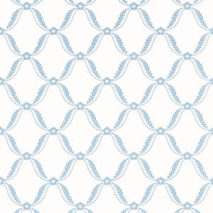 Anna French Wallpaper Tate Trellis Soft Blue AT57881