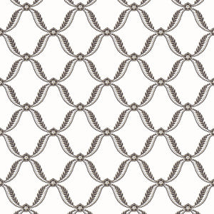 Anna French Wallpaper Tate Trellis Black AT57883