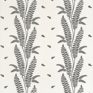 Anna French Wallpaper Ensbury Fern Black AT57884