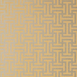 Anna French Wallpaper Rymann Metallic Gold and Silver AT6150