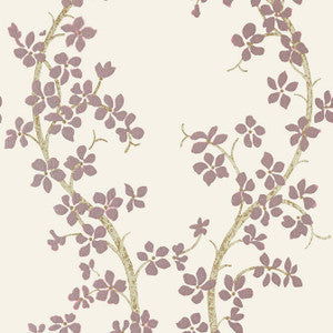 Anna French Wallpaper St. Albans Grove Pink on Ivory AT6155