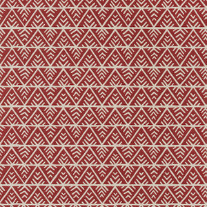 Anna French Wallpaper Jules Red on Flax AT78706