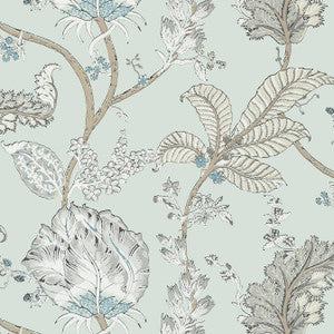 Anna French Wallpaper Kalamkari Vine Robin's Egg AT78737