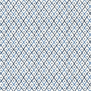 Anna French Wallpaper Mini Trellis Blue AT78750