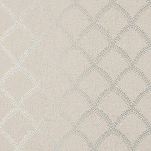 Anna French Wallpaper Burmese Metallic on Taupe AT7909