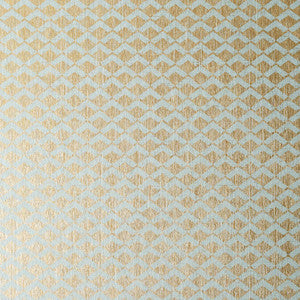 Anna French Wallpaper Cashiers Aqua on Metallic Gold AT79111