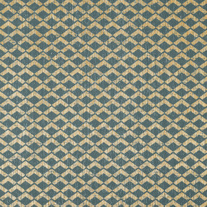 Anna French Wallpaper Cashiers Metallic Gold and Teal AT79114