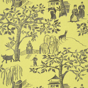 Anna French Wallpaper Willow Wood Citron AT7914