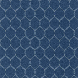 Anna French Wallpaper Leland Trellis Navy AT79150
