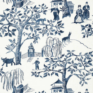 Anna French Wallpaper Willow Wood Navy AT7915