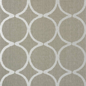 Anna French Wallpaper Watercourse Metallic Silver on Taupe AT7947
