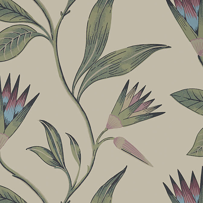 Cleo Vine Plum and Blue AT9617 by Anna French Wallpaper Anna French Wallpaper Cleo Vine Plum and Blue AT9617Wallpaper Savoy Non Woven Wallpaper U.S.A. </p><p>Repeat: V: 25.25 27 - Fabric Carolina -