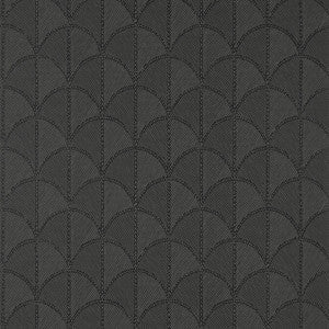 Anna French Wallpaper Seton Scallop Black AT9690