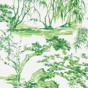 Anna French Wallpaper Kyoto Emerald Green AT9828