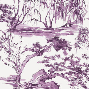 Anna French Wallpaper Kyoto Eggplant AT9830