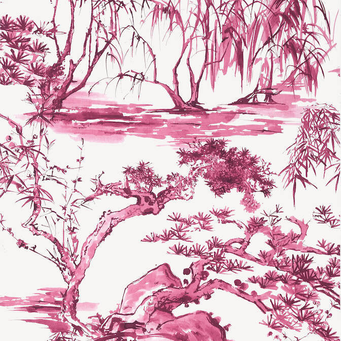 Kyoto Fuchsia AT9831 by Anna French Wallpaper Anna French Wallpaper Kyoto Fuchsia AT9831Wallpaper Nara Wallpaper UNITED STATES </p><p>Repeat: V: 36 27 - Fabric Carolina -