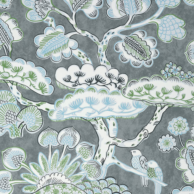 Tree House Grey AT9864 by Anna French Wallpaper Anna French Wallpaper Tree House Grey AT9864Wallpaper Nara Wallpaper UNITED STATES </p><p>Repeat: V: 36 27 - Fabric Carolina -