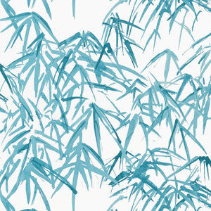 Anna French Wallpaper Kyoto Leaves Robin's Egg AT9868