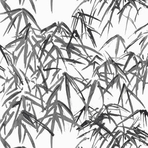 Anna French Wallpaper Kyoto Leaves Black AT9870