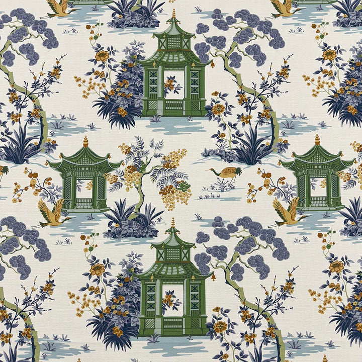 Ateri Sky by Magnolia Designer Fabric - 100% Cotton Mexico 80000 Horizontal: 18 and Vertical: 16.8 54 - Swanky Fabrics -