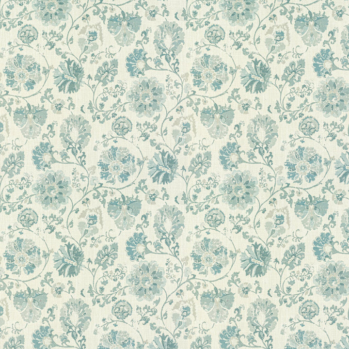 Attire 1 Caribbean by Stout Designer Fabric COMFORTABLE LIVING GLACIER/LAGOON 100%POL CHINA MARTINDALE WEAR TEST (50 000 CIRCULAR RUBS) Horizontal: 28.500 and Vertical: 28.000 57 in - Swanky Fabrics -