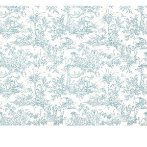 Anna French Wallpaper Antilles Toile Spa Blue ATWW15170