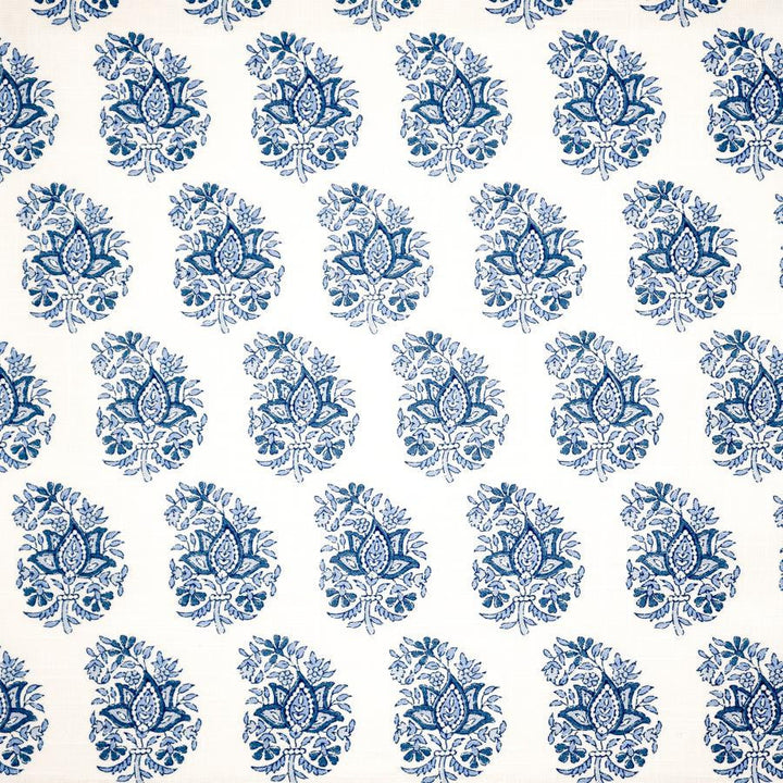 Arjan # 128 Tile by Maxwell Designer Fabric Color Theory-Vol. Ix Pacific 100% COTTON SPAIN V-6.5" H-3" 55" - Swanky Fabrics -