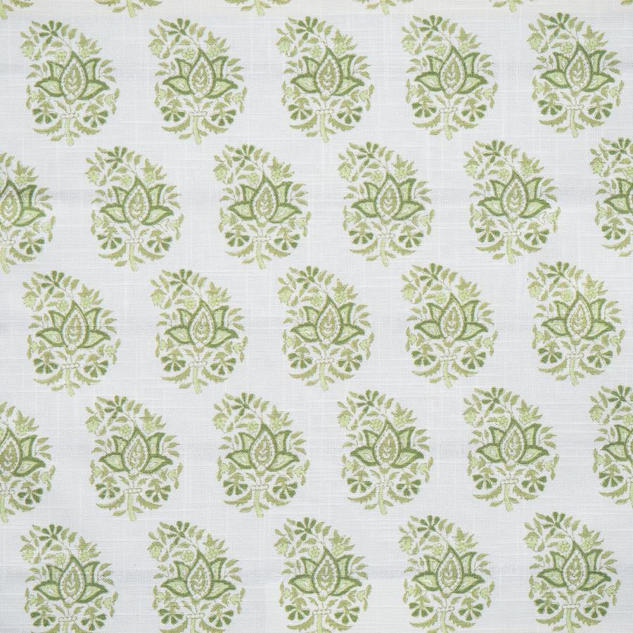 Arjan # 342 Laurel by Maxwell Designer Fabric Color Theory-Vol.Viii Rosemary 100% COTTON SPAIN V-6.5" H-3" 55" - Swanky Fabrics -