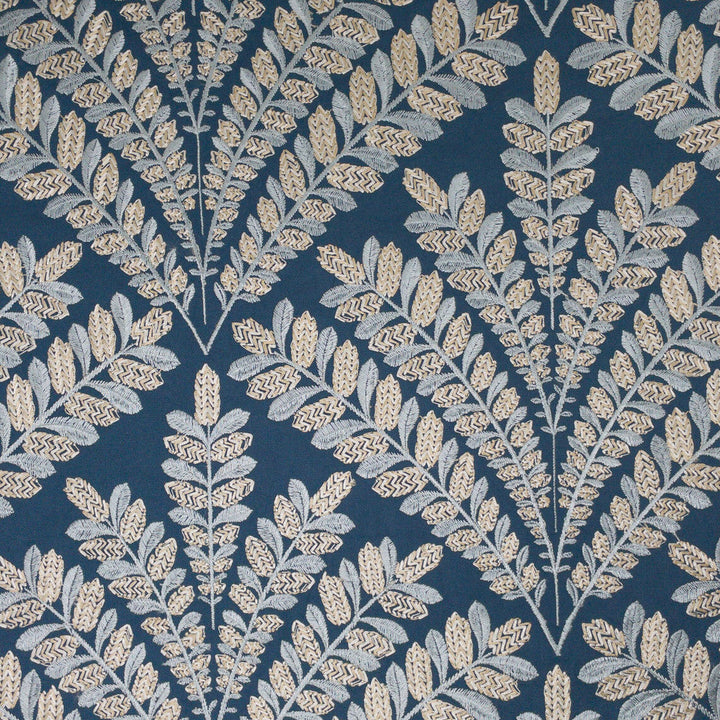 Audubon 2 Wedgewood by Stout Designer Fabric RAINBOW LIBRARY DENIM/INDIGO 53%COT 41%SVI 6%POL %BEMB INDIA WYZENBEEK 15 000 DOUBLE RUB WEAR TEST (HEAVY DUTY) FLAME RETARDANT-U.F.A.C. CLASS 1 CATB 117-2013 Horizontal: 17.000 and Vertical: 15.000 51 in - Swanky Fabrics -