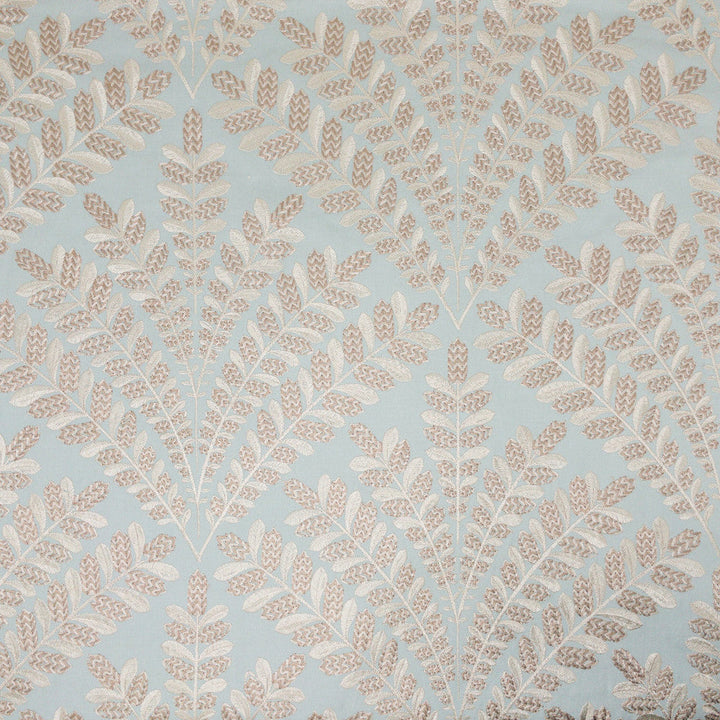 Audubon 4 Glacier by Stout Designer Fabric RAINBOW LIBRARY BREEZE/AEGEAN 53%COT 41%SVI 6%POL %BEMB INDIA Horizontal: 17.000 and Vertical: 15.000 51 in - Swanky Fabrics -