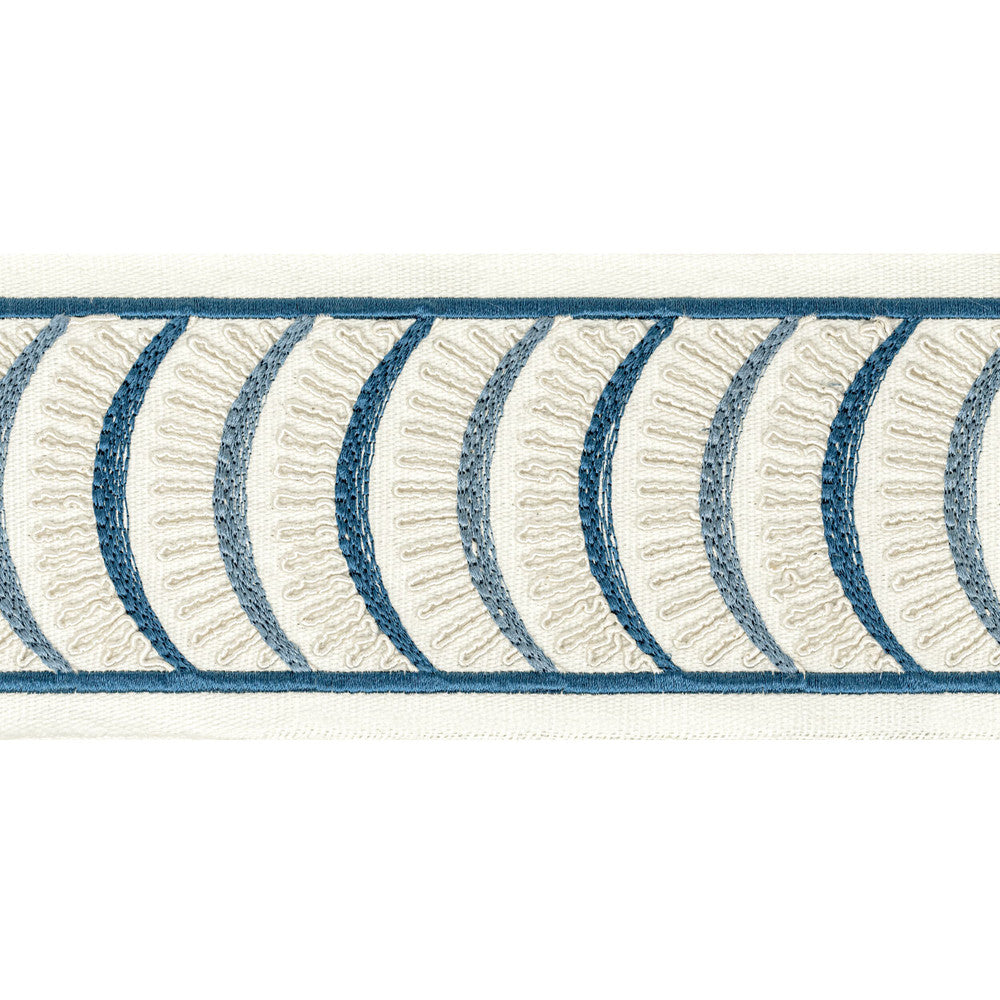 Aura Tape 1 Denim by Stout Designer Trim STITCHED UP TRIM 100%COT %BEMB INDIA CATB 117-2013 WYZENBEEK 6 000 DOUBLE RUB WEAR TEST (LIGHT DUTY) Horizontal: 4.000 and Vertical: 1.875 4 in - Swanky Fabrics -