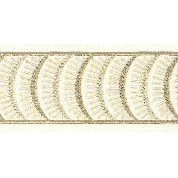 Aura Tape 2 Sandune by Stout Designer Trim STITCHED UP TRIM 100%COT %BEMB INDIA CATB 117-2013 WYZENBEEK 6 000 DOUBLE RUB WEAR TEST (LIGHT DUTY) Horizontal: 4.000 and Vertical: 1.875 4 in - Swanky Fabrics -