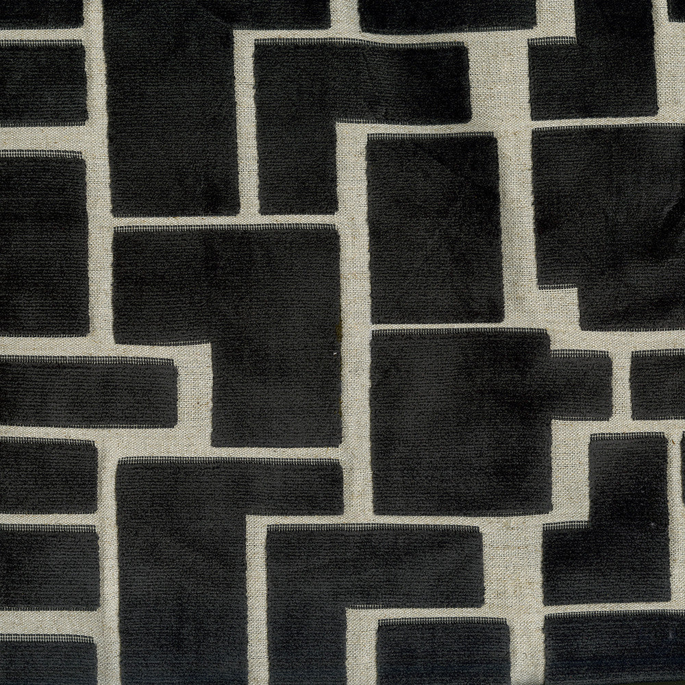 Radiate 908 Charcoal by ABBEYSHEA Designer Fabric 21% Polyester, 10% Linen, 69% Rayon China 130,000 Double Rubs (Wyzenbeek) </p><p>Repeat: Horizontal: 8.27" (21 cm) Up the Roll and Vertical: 13.78" (35 cm) Across the Roll 56" (142 cm) - Swanky Fabrics -