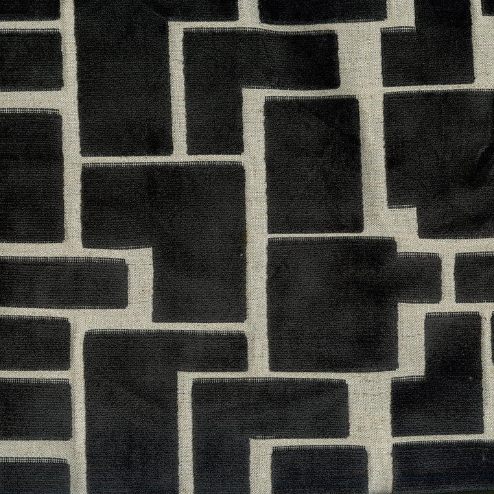 Radiate 908 Charcoal by ABBEYSHEA Designer Fabric 21% Polyester, 10% Linen, 69% Rayon China 130,000 Double Rubs (Wyzenbeek) </p><p>Repeat: Horizontal: 8.27" (21 cm) Up the Roll and Vertical: 13.78" (35 cm) Across the Roll 56" (142 cm) - Swanky Fabrics -