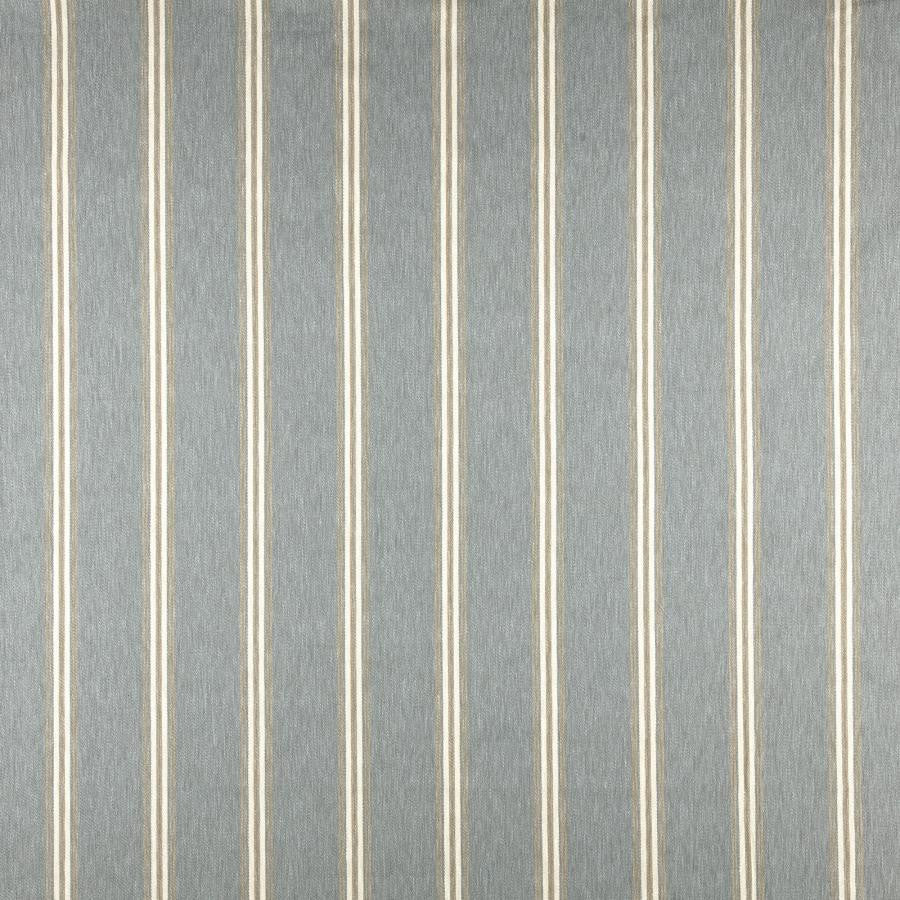 Ashford # 610 Aqua by Maxwell Designer Fabric Stripes & Checks Iii 63% COTTON
37% POLYESTER INDIA H-3.9" 56" - Swanky Fabrics -
