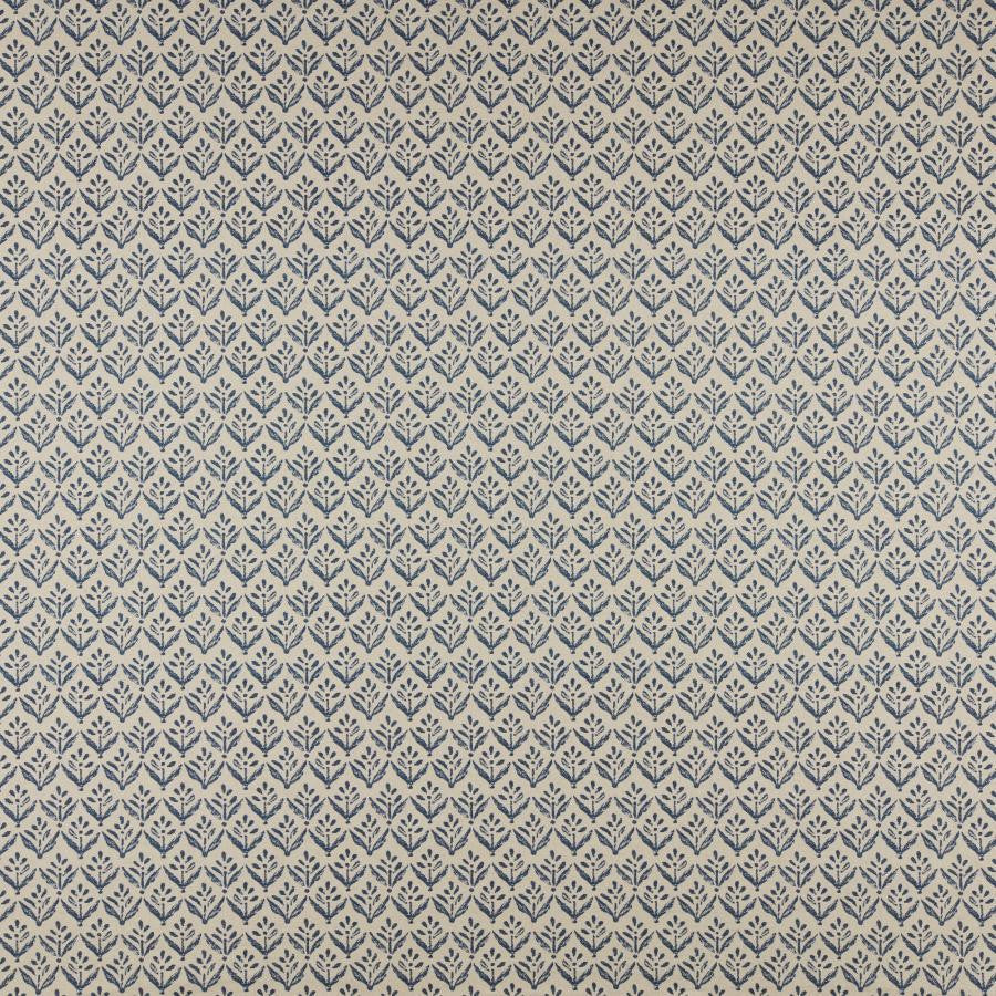 Aster # 555 Navy by Maxwell Designer Fabric Print Gallery Iii 85% COTTON
15% LINEN SPAIN V-2.9" H-3.5" 55" - Swanky Fabrics -