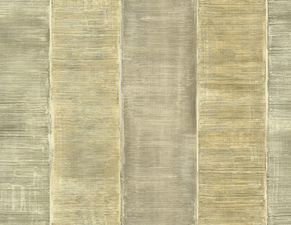 Kepler Stripe Antique Gold AV50805 by Seabrook Designs Designer Wallpaper
