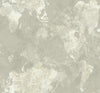 Seabrook Designs Wallpaper Galileo Faux Metallic Silver and Off-White AV50908