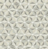 Seabrook Designs Wallpaper Einstein Geometric Metallic Gold and Metallic Silver AV51408
