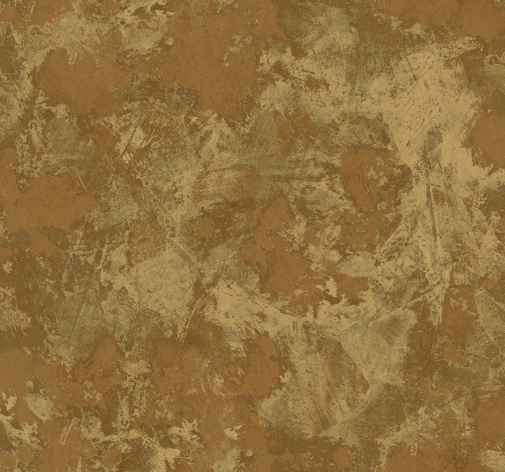 Newton Texture Metallic Gold and Tan AV51506 by Seabrook Designs Designer Wallpaper