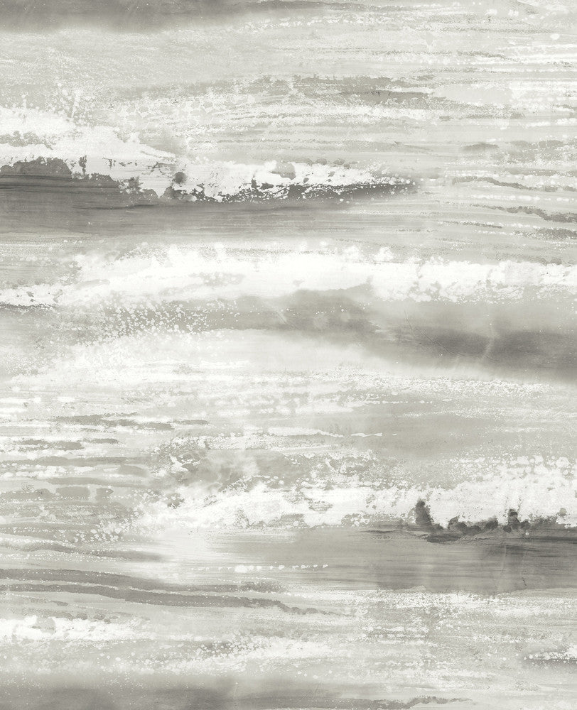 Moseley Waves Grey AV51700 by Seabrook Designs Designer Wallpaper