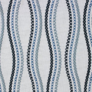 Avon Atlantic by Norbar Designer Fabric PRISM SEAVIEW 72% POLYESTER 28% COTTON INDIA 9 1/2"V 4 3/4"H 52 - Swanky Fabrics -