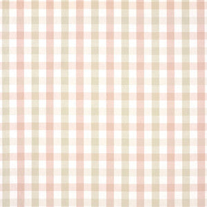 Anna French Fabric Saybrook Check Pink and Beige AW15149