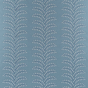 Thibaut Fabric Frondescence Embroidery Blue AW16101