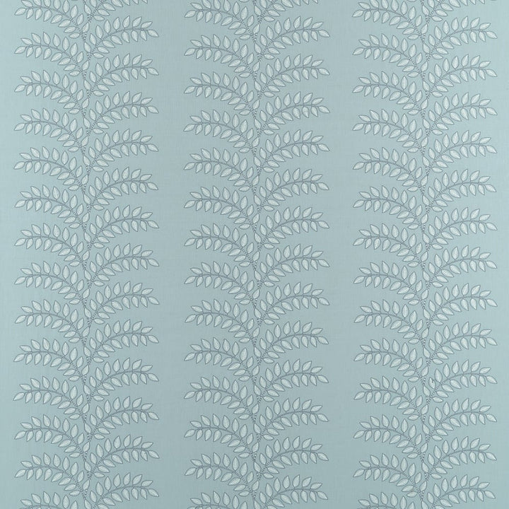 Frondescence Embroidery Robin's Egg AW16102 by Thibaut Fabric Thibaut Fabric Frondescence Embroidery Robin's Egg AW16102Fabric SOLEIL U.S.A </p><p>Repeat: H: 16.75 in (42.55 cm), V: 3.75 (9.53 cm) 51.5 in  (130.81 cm) - Fabric Carolina -