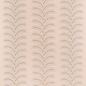 Thibaut Fabric Frondescence Embroidery Blush AW16105