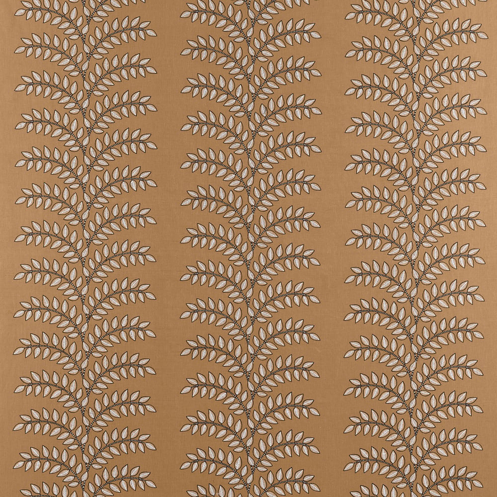 Frondescence Embroidery Copper AW16106 by Thibaut Fabric Thibaut Fabric Frondescence Embroidery Copper AW16106Fabric SOLEIL TEXTURES U.S.A </p><p>Repeat: H: 16.75 in (42.55 cm), V: 3.75 (9.53 cm) 51.5 in  (130.81 cm) - Fabric Carolina -