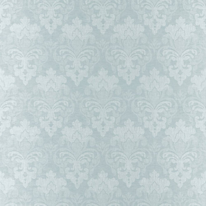 Darcey Damask Soft Blue AW16120 by Thibaut Fabric Thibaut Fabric Darcey Damask Soft Blue AW16120Fabric SOLEIL U.S.A </p><p>Repeat: H: 13.5 in (34.29 cm), V: 24.5 (62.23 cm) 54 in  (137.16 cm) - Fabric Carolina -