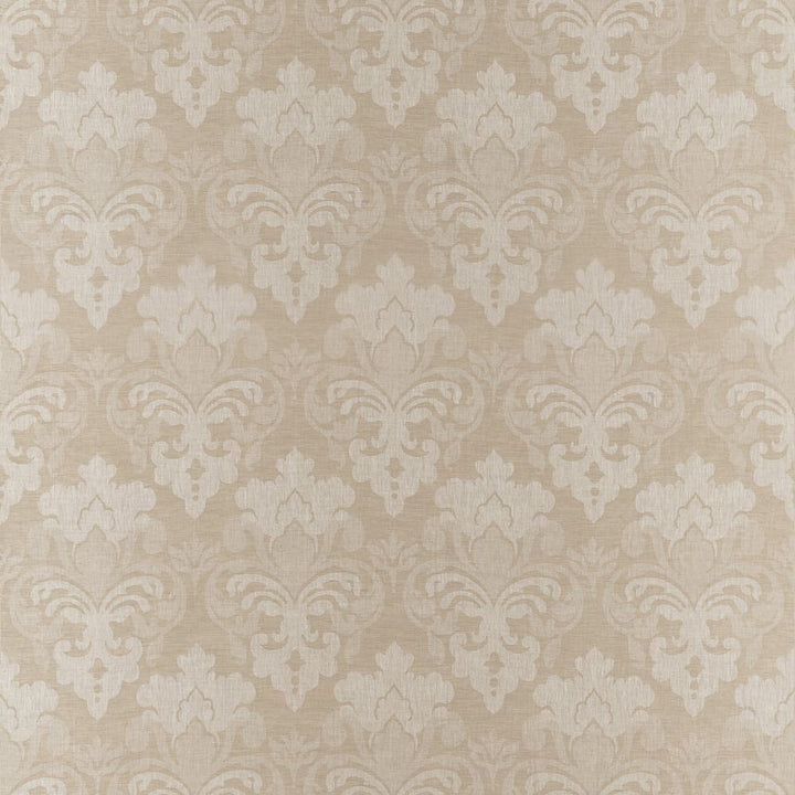 Darcey Damask Beige AW16121 by Thibaut Fabric Thibaut Fabric Darcey Damask Beige AW16121Fabric SOLEIL U.S.A </p><p>Repeat: H: 13.5 in (34.29 cm), V: 24.5 (62.23 cm) 54 in  (137.16 cm) - Fabric Carolina -